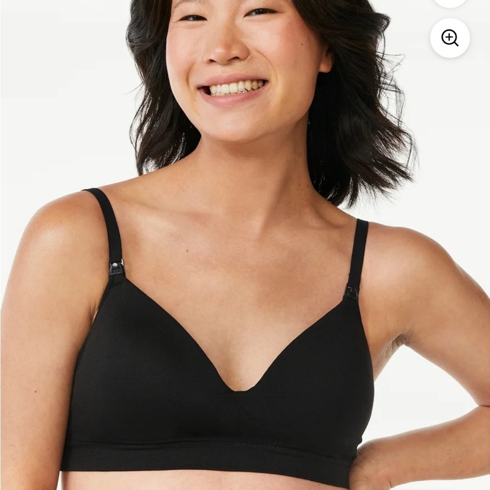 Joyspun Women's Maternity Seamless Nursing Bra with Flex Panel